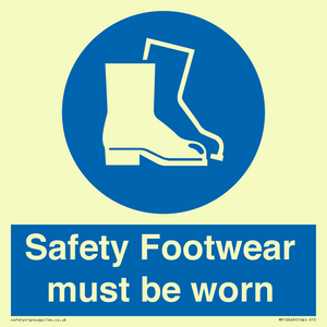 Safety Footwear must be worn
